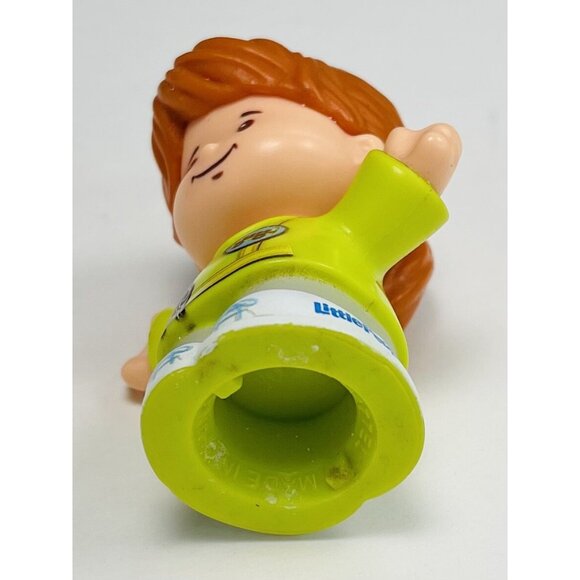 2016 Fisher-Price LITTLE PEOPLE 2.5" Emily Bus Driver Girl Figure Green EUC - Picture 3 of 3